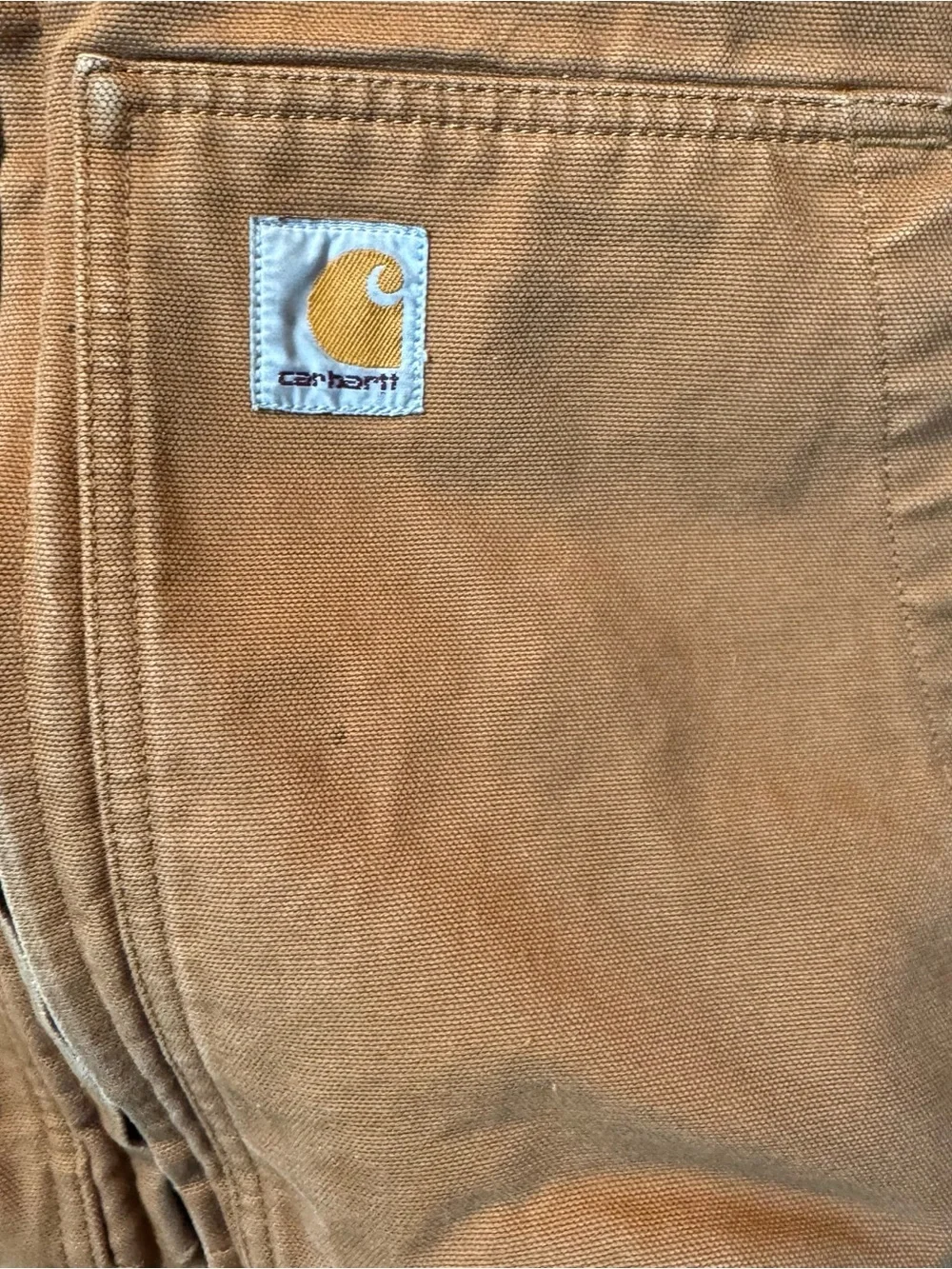 Carhartt Brown Hooded Work Jacket